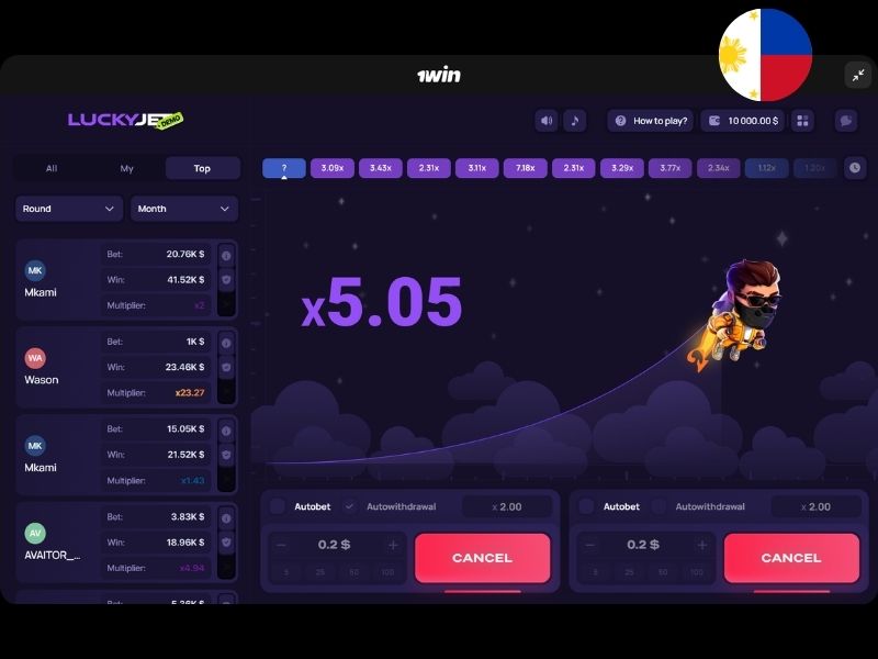 Jak grać w Lucky Jet na Filipinach