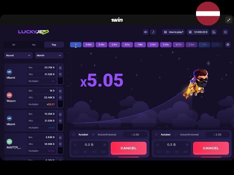 Boni und Aktionen für Spieler aus Lettland