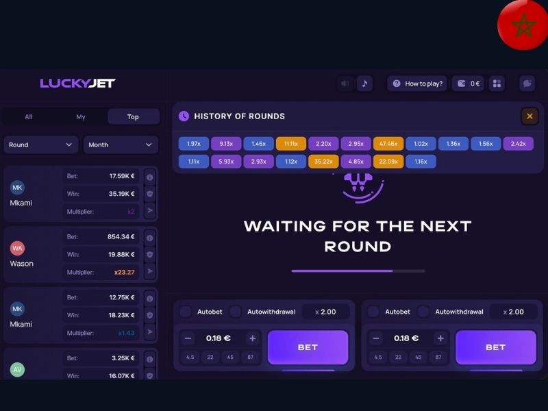 Особенности Lucky Jet для игроков из Марокко