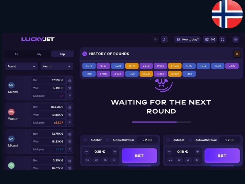 Особенности Lucky Jet для игроков из Норвегии