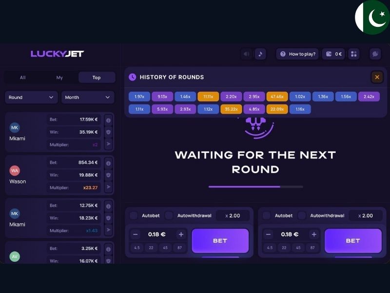 Особенности Lucky Jet для игроков из Пакистана