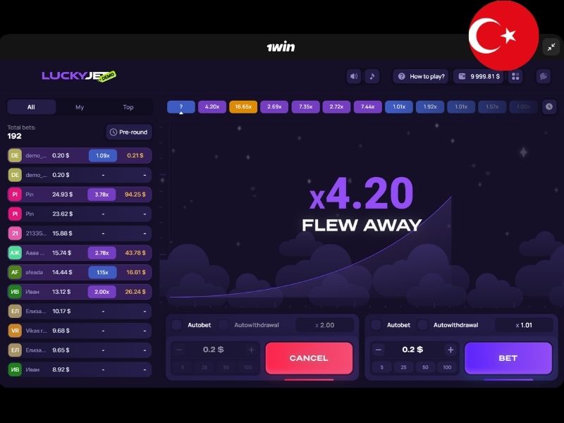 Как играть в Lucky Jet в Турции