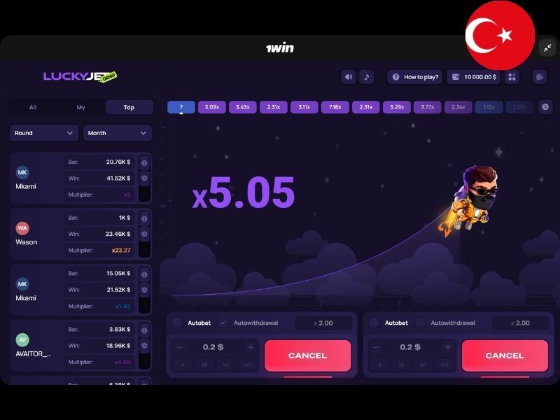 Мобильная версия Lucky Jet для игроков из Турции